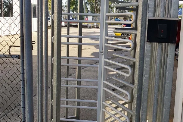 pedestrian control turnstiles