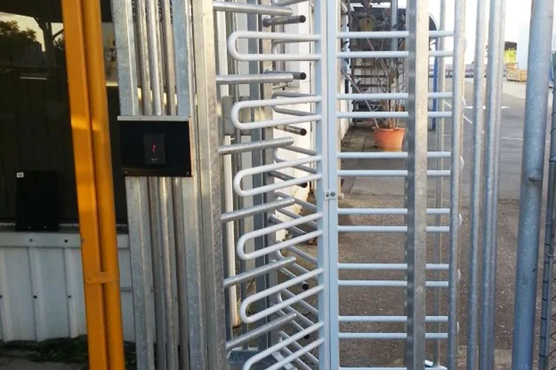 pedestrian control turnstiles