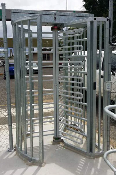 pedestrian control turnstile